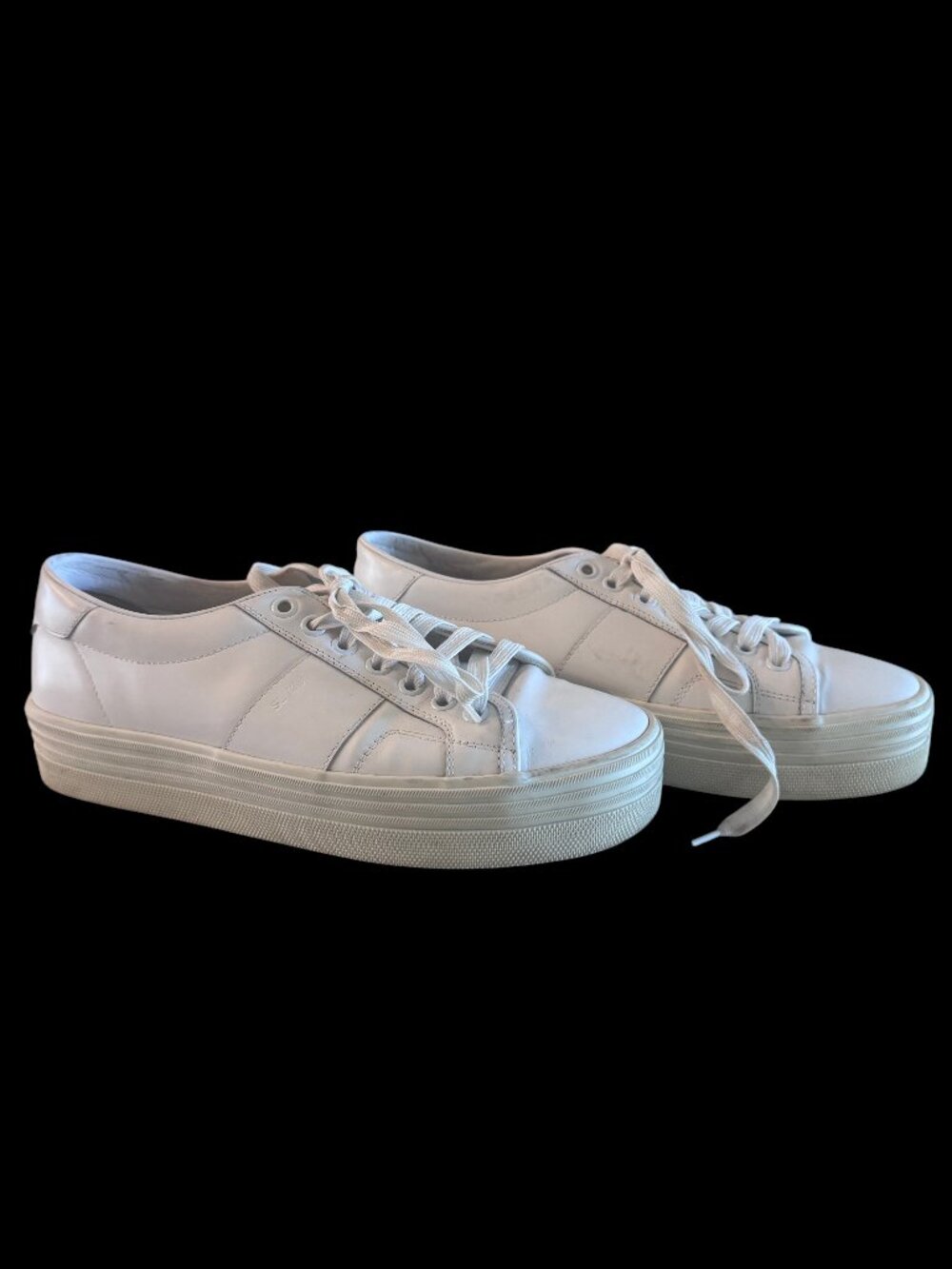 Saint Laurent Court Classic White Leather Sneakers Women’s EU 38.5 / US 8
